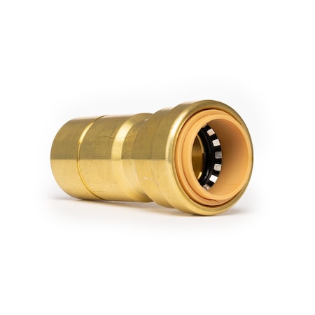 Quickfitting 1in CTS x 3/4in Push-to-Connect Brass Push Reducer Coupling Fitting LF8238R